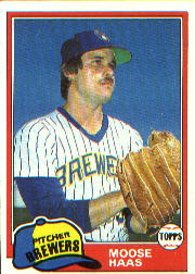 1981 Topps Baseball Cards      327     Moose Haas